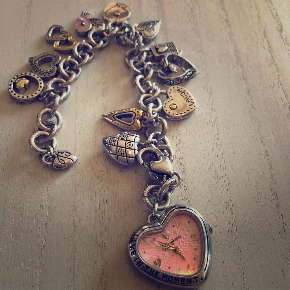 Brighton Breast Cancer Awareness Watch Bracelet